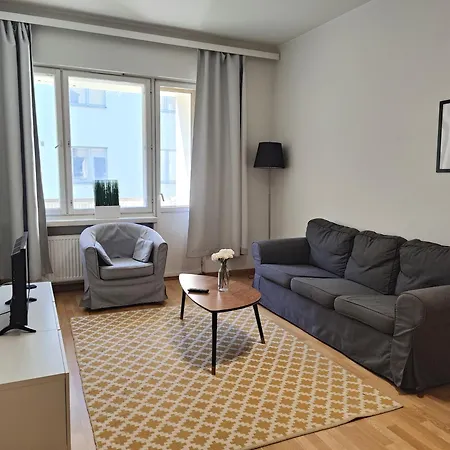 شقة Kotimaailma Kamppi - 1br With A Balcony For 2 Persons 34 3*
